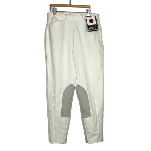 Vintage Ariat Breeches Riding Pants Cream Equestrian 32 - Picture 1 of 12